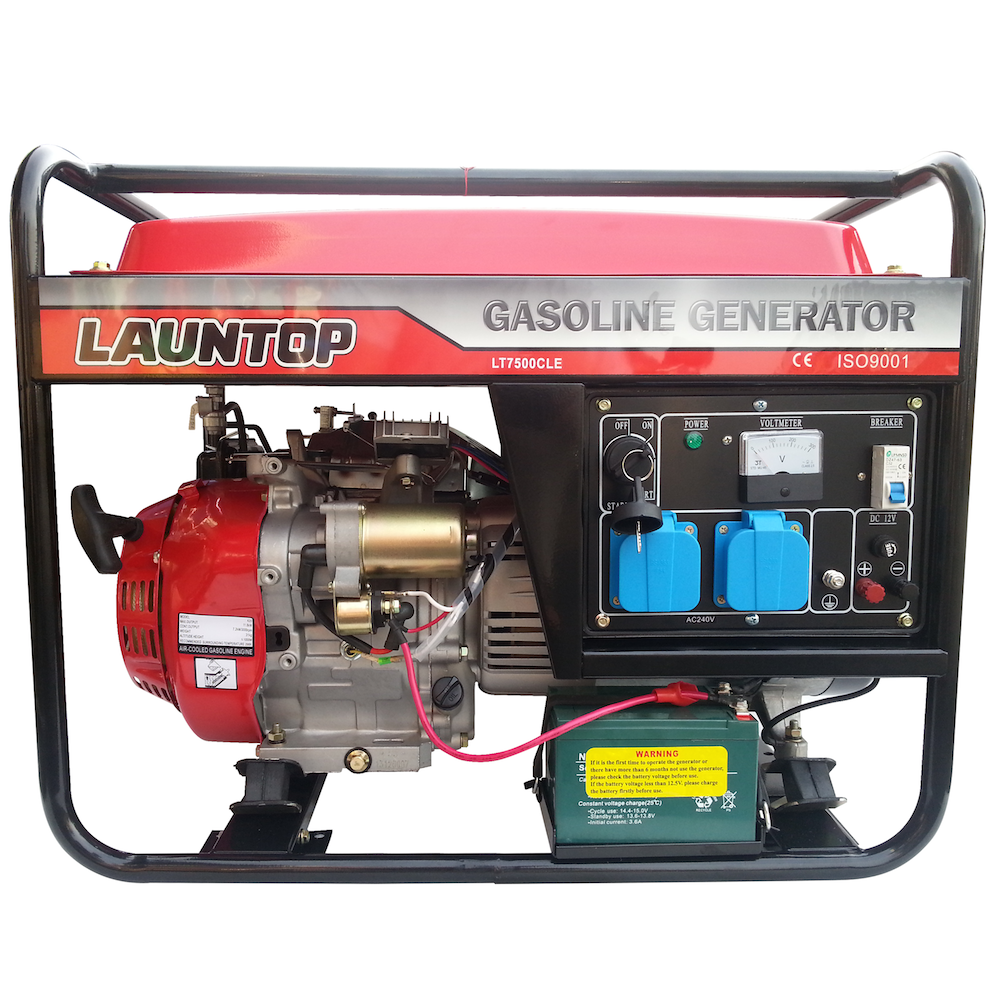 Launtop Petrol Generator 7000W LT7500MXE - Click Image to Close